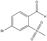 4-BROMO-2-(METHYLSULFONYL)BENZALDEHYDE CAS#: 849035-77-4