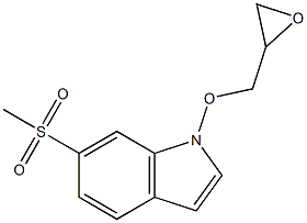 6-(METHYLSULFONYL)-1-(OXIRAN-2-YLMETHOXY)-1H-INDOLE CAS#: 849924-91-0