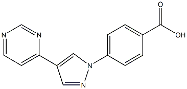 4-(4-PYRIMIDIN-4-YL-1H-PYRAZOL-1-YL)BENZOICACID CAS#: 849924-98-7