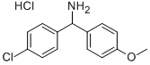 1-(4-CHLOROPHENYL)-1-(4-METHOXYPHENYL)METHYLAMINE HYDROCHLORIDE CAS#: 856355-54-9