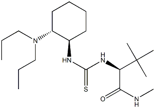 1-((S)-3,3-diMethyl-1-(MethylaMino)-1-oxobutan-2-yl)-3-((1R,2R)-2-(dipropylaMino)cyclohexyl)thiourea CAS#: 860994-52-1