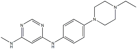 N4-(4-(4-ethylpiperazin-1-yl)phenyl)-N6-MethylpyriMidine-4,6-diaMine CAS#: 872511-35-8