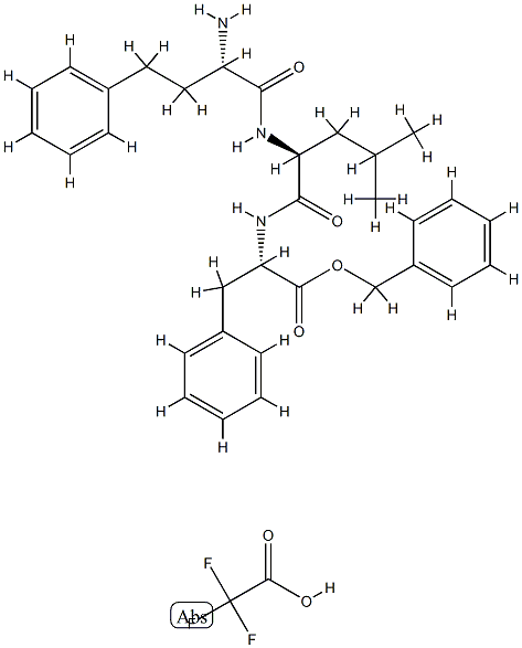L-Phenylalanine, (αS)-α-aminobenzenebutanoyl-L-leucyl-, phenylmethyl ester (monotrifluoroacetate) CAS#: 875309-83-4