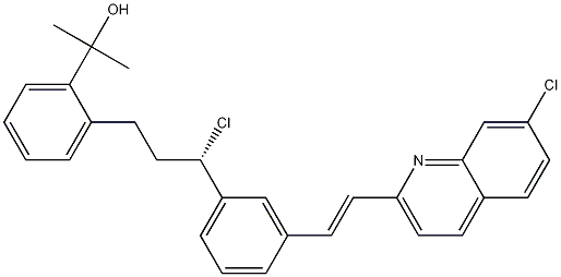 2-[2-[(3S)-3-[3-[(1E)-2-(7-Chloroquinolin-2-yl)ethenyl]phenyl]-3-chloropropyl]phenyl]-2-propanol CAS#: 880769-28-8