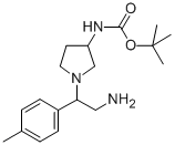 3-N-BOC-1-(2-AMINO-1-P-TOLYL-ETHYL)-PYRROLIDINE CAS#: 886365-29-3
