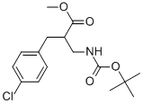 METHYL 2-N-BOC-2-AMINOMETHYL-3-(4-CHLORO-PHENYL)-PROPIONATE CAS#: 886366-43-4