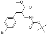 METHYL 2-N-BOC-2-AMINOMETHYL-3-(4-BROMO-PHENYL)-PROPIONATE CAS#: 886366-46-7