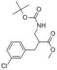 METHYL 2-N-BOC-2-AMINOMETHYL-3-(3-CHLORO-PHENYL)-PROPIONATE CAS#: 886366-55-8