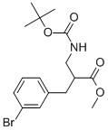 METHYL 2-N-BOC-2-AMINOMETHYL-3-(3-BROMO-PHENYL)-PROPIONATE CAS#: 886366-58-1