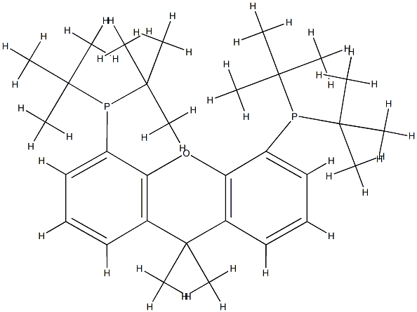9,9-DIMETHYL-4,5-BIS(DI-T-BUTYLPHOSPHINO)XANTHENE, MIN. 97% T-BU-XANTPHOS CAS#: 856405-77-1