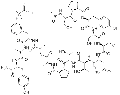 AC-SER-PRO-TYR-SER-SER-ASP-THR-THR-PRO-ALA-ALA-PHE-ALA-TYR-NH2 TRIFLUOROACETATE CAS#: 838825-26-6