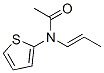 Acetamide, N-(1E)-1-propenyl-N-2-thienyl- (9CI) CAS#: 845742-88-3