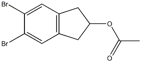 Acetic acid 5,6-dibromo-indan-2-yl ester CAS#: 862135-55-5