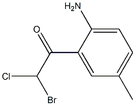 Acetophenone, 2-amino--alpha--bromo--alpha--chloro-5-methyl- (1CI) CAS#: 861611-49-6