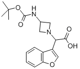 BENZOFURAN-3-YL-(3-BOC-AMINO-AZETIDIN-1-YL)-ACETIC ACID CAS#: 885276-05-1
