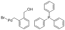 BROMO[(2-(HYDROXY-KAPPAO)METHYL)PHENYLMETHYL-KAPPAC](TRIPHENYLPHOSPHINE)PALLADIUM(II) CAS#: 849417-33-0