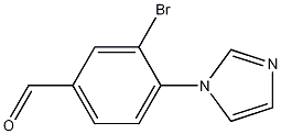 Benzaldehyde, 3-bromo-4-(1H-imidazol-1-yl)- CAS#: 861932-08-3
