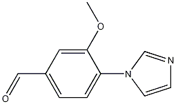 Benzaldehyde, 4-(1H-imidazol-1-yl)-3-methoxy- CAS#: 870837-70-0