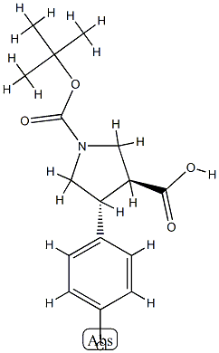 Boc-trans-DL-b-Pro-4-(4-chlorophenyl)-OH CAS#: 851484-56-5