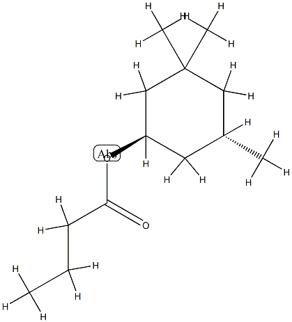 Butanoic acid, (1R,5S)-3,3,5-trimethylcyclohexyl ester, rel- (9CI) CAS#: 828912-42-1