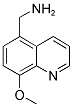 C-(8-METHOXY-QUINOLIN-5-YL)-METHYLAMINE CAS#: 886496-57-7