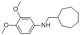 CYCLOHEPTYLMETHYL-(3,4-DIMETHOXY-PHENYL)-AMINE CAS#: 887589-94-8