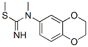 Carbamimidothioic acid, N-(2,3-dihydro-1,4-benzodioxin-6-yl)-N-methyl-, methyl ester CAS#: 871214-52-7