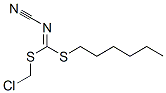 Carbonimidodithioic acid, cyano-, chloromethyl hexyl ester CAS#: 852023-54-2