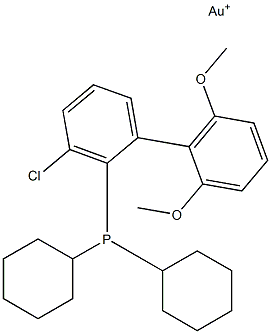 Chloro(2-dicyclohexylphosphino-2',6'-diMethoxy-1,1'-biphenyl)gold(I), 98% CAS#: 854045-95-7
