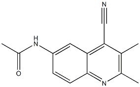 Cinchoninonitrile, 6-acetamido-2,3-dimethyl- (4CI) CAS#: 855165-86-5