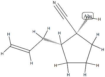 Cyclopentanecarbonitrile, 1-hydroxy-2-(2-propenyl)-, (1R,2R)-rel- (9CI) CAS#: 834885-44-8
