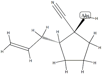 Cyclopentanecarbonitrile, 1-hydroxy-2-(2-propenyl)-, (1R,2S)-rel- (9CI) CAS#: 834885-49-3