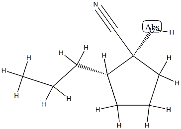 Cyclopentanecarbonitrile, 1-hydroxy-2-propyl-, (1R,2S)-rel- (9CI) CAS#: 834885-43-7