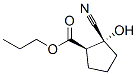 Cyclopentanecarboxylic acid, 2-cyano-2-hydroxy-, propyl ester, (1R,2R)- (9CI) CAS#: 834886-17-8