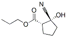 Cyclopentanecarboxylic acid, 2-cyano-2-hydroxy-, propyl ester, (1S,2R)- (9CI) CAS#: 834886-11-2