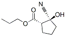 Cyclopentanecarboxylic acid, 2-cyano-2-hydroxy-, propyl ester, (1S,2S)- (9CI) CAS#: 834886-29-2