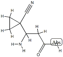 Cyclopropanepropanoic acid, -bta--amino-1-cyano- CAS#: 837414-89-8