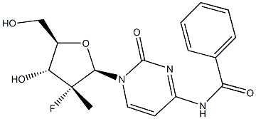 Cytidine, N-benzoyl-2'-deoxy-2'-fluoro-2'-Methyl-, (2'R)- (9CI) CAS#: 874638-98-9