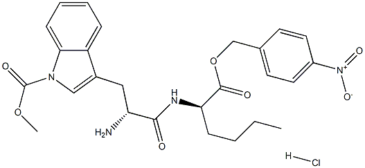 D-Norleucine, 1-(methoxycarbonyl)-D-tryptophyl-, (4-nitrophenyl)methyl ester, monohydrochloride (9CI) CAS#: 865488-40-0