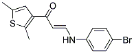 (E)-3-(4-BROMOANILINO)-1-(2,5-DIMETHYL-3-THIENYL)-2-PROPEN-1-ONE CAS#: 860644-76-4