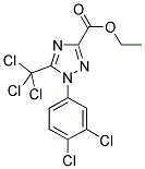 ETHYL 1-(3,4-DICHLOROPHENYL)-5-(TRICHLOROMETHYL)-1H-1,2,4-TRIAZOLE-3-CARBOXYLATE CAS#: 854019-67-3