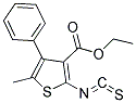 ETHYL 2-ISOTHIOCYANATO-5-METHYL-4-PHENYLTHIOPHENE-3-CARBOXYLATE CAS#: 861239-52-3
