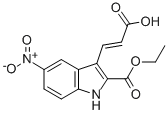 ETHYL 3-(2-CARBOXY-VINYL)-5-NITRO-1H-INDOLE-2-CARBOXYLATE CAS#: 885273-59-6