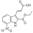 ETHYL 3-(2-CARBOXY-VINYL)-7-NITRO-1H-INDOLE-2-CARBOXYLATE CAS#: 885273-57-4