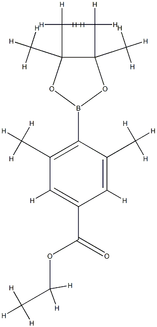 ETHYL 3,5-DIMET HYL-4-(4,4 ,5,5-TETR AMETHYL- 1,3,2-DIO XABOROL AN-2-YL)B ENZOAT CAS#: 851334-96-8