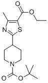 ETHYL 4-METHYL-2-(N-BOC-PIPERIDIN-4-YL)THIAZOL-5-YL CARBOXYLATE CAS#: 852180-50-8