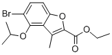 ETHYL 5-BROMO-4-ISOPROPOXY-3-METHYLBENZOFURAN-2-CARBOXYLATE CAS#: 857081-69-7