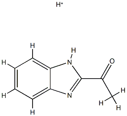 Ethanone, 1-(1H-benzimidazol-2-yl)-, conjugate acid (1:1) CAS#: 880485-71-2
