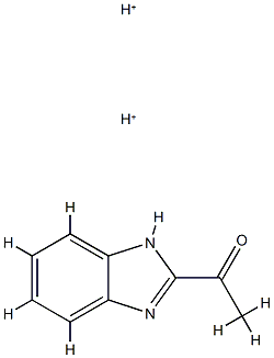 Ethanone, 1-(1H-benzimidazol-2-yl)-, conjugate acid (1:2) CAS#: 880485-73-4