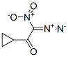 Ethanone, 1-cyclopropyl-2-diazo-2-nitro- CAS#: 857082-68-9